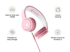 Wired Headphones: Cloud Pink