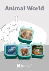 Animal World Record Breakers Pocket Tonies - 4 Pack