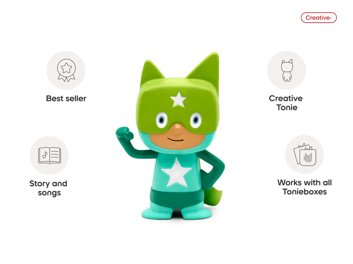 Turquoise & Green Superhero Creative Tonie