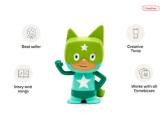 Turquoise & Green Superhero Creative Tonie