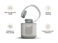 Bluetooth Headphones: Moon Gray