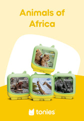 Animal World Animals of Africa Pocket Tonies - 4 Pack